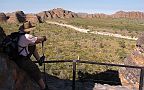 20-Heidi takes in the views from the Piccaninny Creek outlook